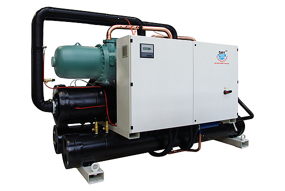 Water cooled inverter screw chiller